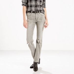 LEVI’S 505 C Gray Distressed Jeans